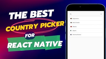 [English] React Native Dropdown Country Picker | Expo Compatible Picker #picker #reactnative #expo