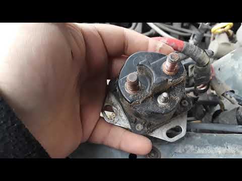 1988 mustang 5.0 starter solenoid/relay replacement