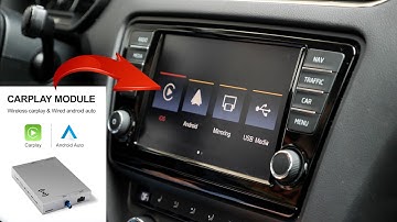 Install Carplay & Android Auto Wireless Module EBILAEN for #Skoda , VW, Seat MIB 1, MIB 2, Octavia 3
