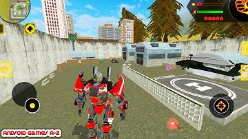 Robot Shark Game 2 - Stormed The Army Camp #22 | by Naxeex Robots | Android Gameplay FHD