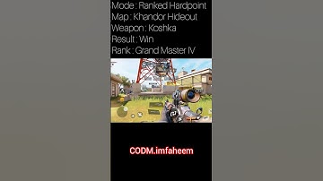 🔥 Koshka Domination on Khandor Hideout | Ranked Hardpoint Win | GM IV 🔥