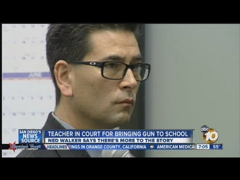 Farb Middle School English teacher accused of bringing weapons to school pleads not guilty