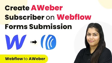 How to Create AWeber Subscriber on Webflow Forms Submission | Webflow to AWeber