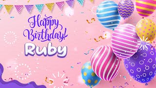 Happy Birthday Ruby │ Birthday Song Wealth