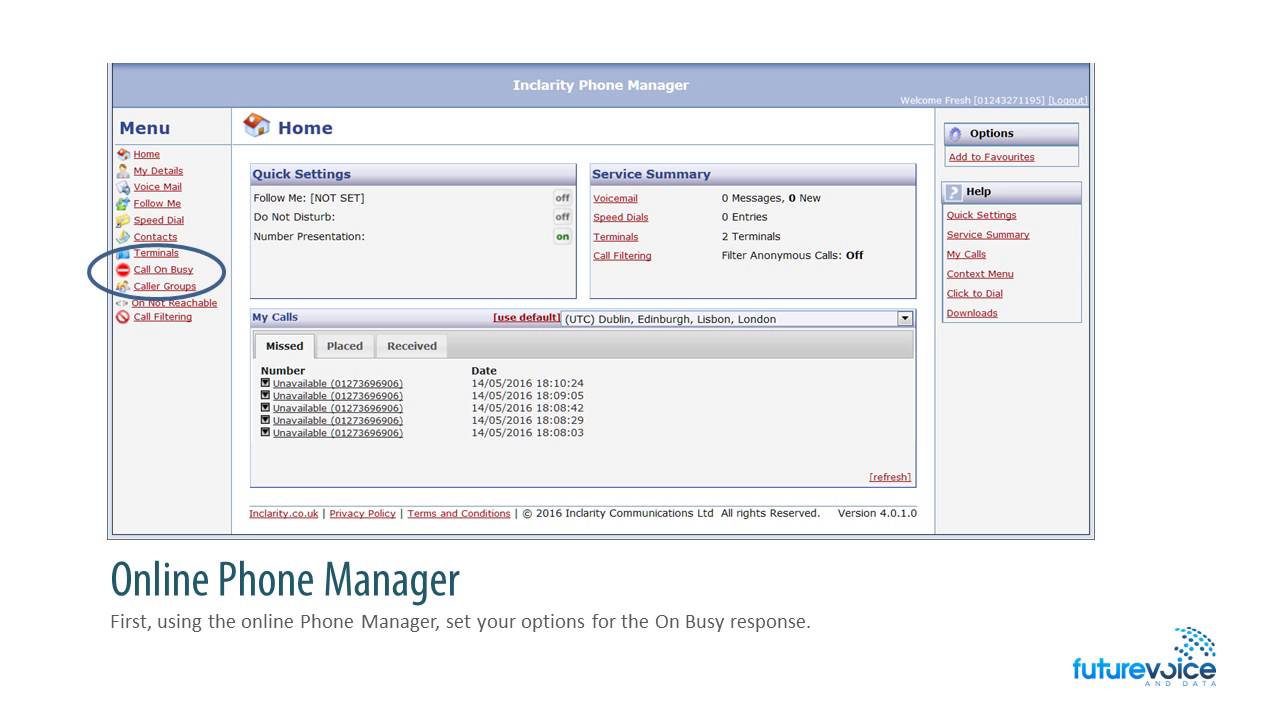 Diverting Calls to VM or Number using VVX300 on Inclarity