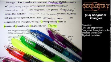 [4-3] Congruent Triangles