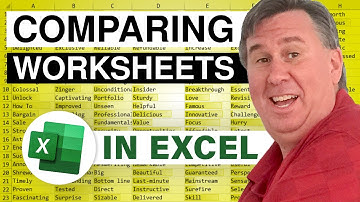 Excel - How To Compare Two Sheets In Excel For Differences - Episode 1266