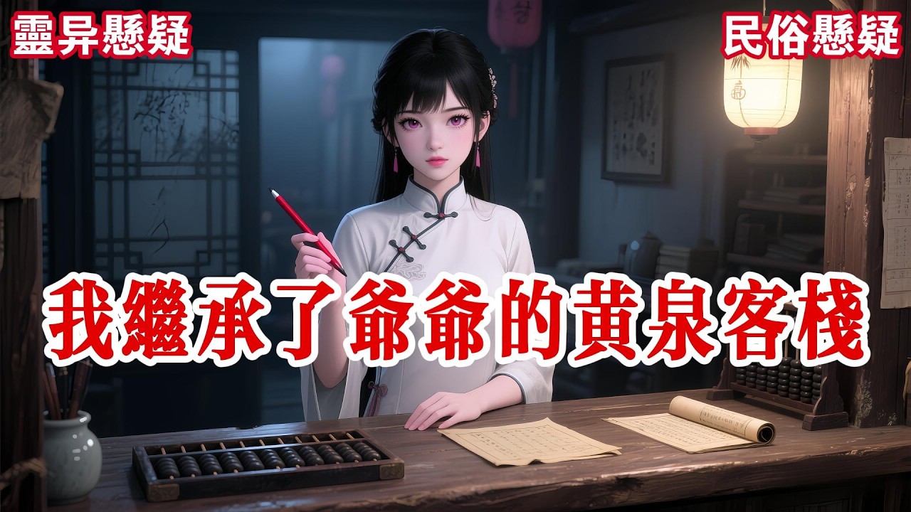 【完结】我叫林晚，二十岁那年，继承了爷爷留给我的一家破旅馆和一条规矩：“午夜之后，不许开灯。”第一天晚上，一个脸色苍白的男人前来投宿，付给我的房费，是三张烧给死人的冥币。#有声小说 #悬疑 #助眠