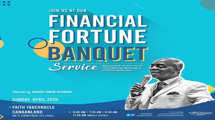 DOMI STREAM: FINANCIAL FORTUNE BANQUET SERVICE | 25, APRIL 2021