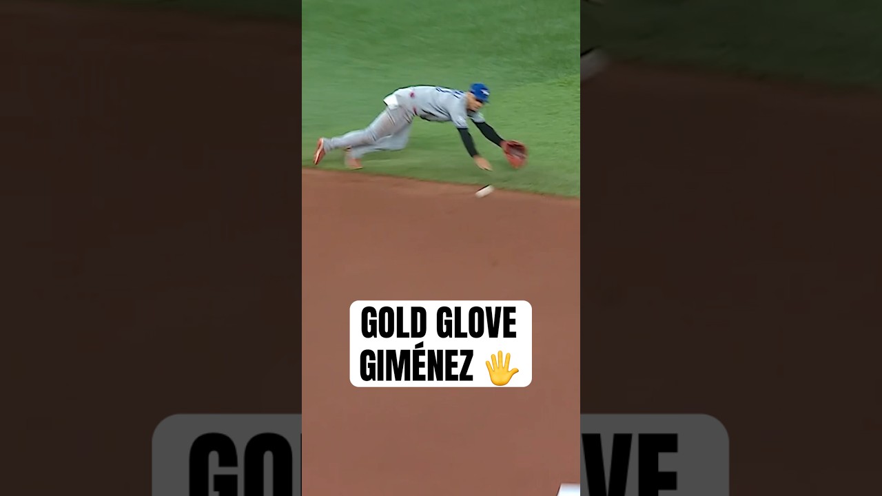 Nothing gets by Andrés Giménez 🔒 #MLB #Toronto #BlueJays