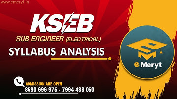 KSEB Sub Engineer Syllabus Discussion