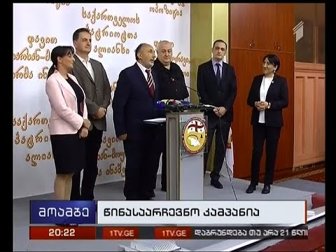 წინასაარჩევნო კამპანია გრძელდება