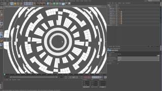 Cinema 4d Sci Fi circles UI tutorial