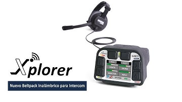 XPLORER - Beltpack de Intercom Inalámbrico