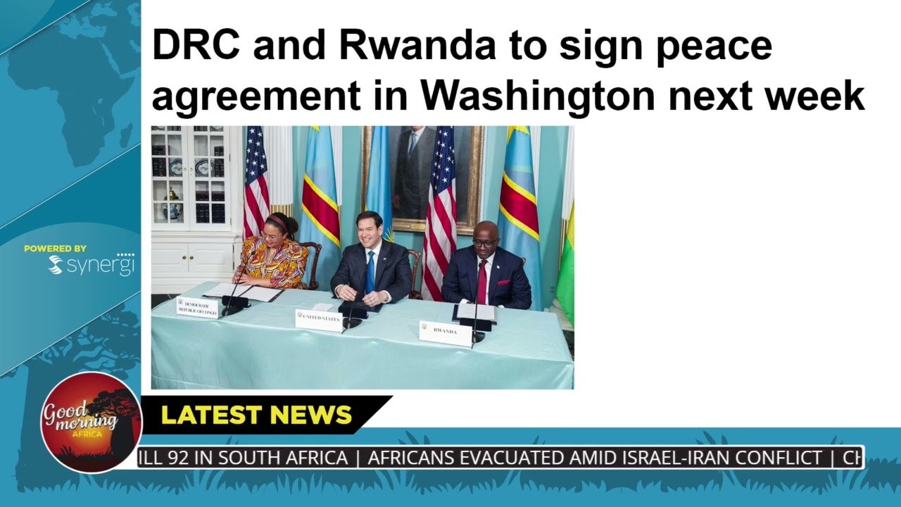 🇨🇩🇷🇼 DRC and Rwanda prepare to sign a historic Washington peace deal to end violent conflict and