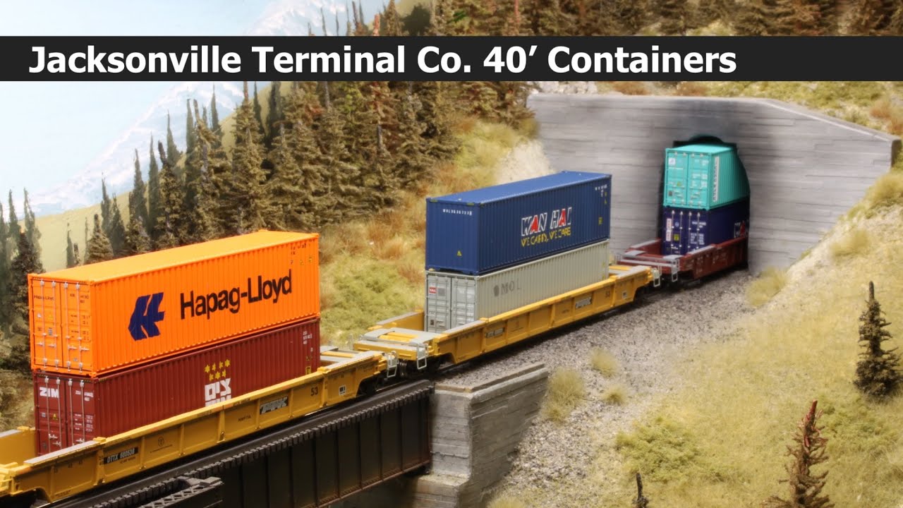 Jacksonville Terminal Company 40' N Scale Container Review - Southern Alberta Rail