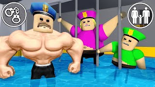 SECRET UPDATE! Barry Secret Family ALL MORPHS FAMILY PRISON RUN ESCAPE ( Scary Obby ) - ROBLOX