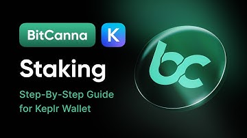 How to stake BCNA on BitCanna blockchain using Keplr (0% fees)
