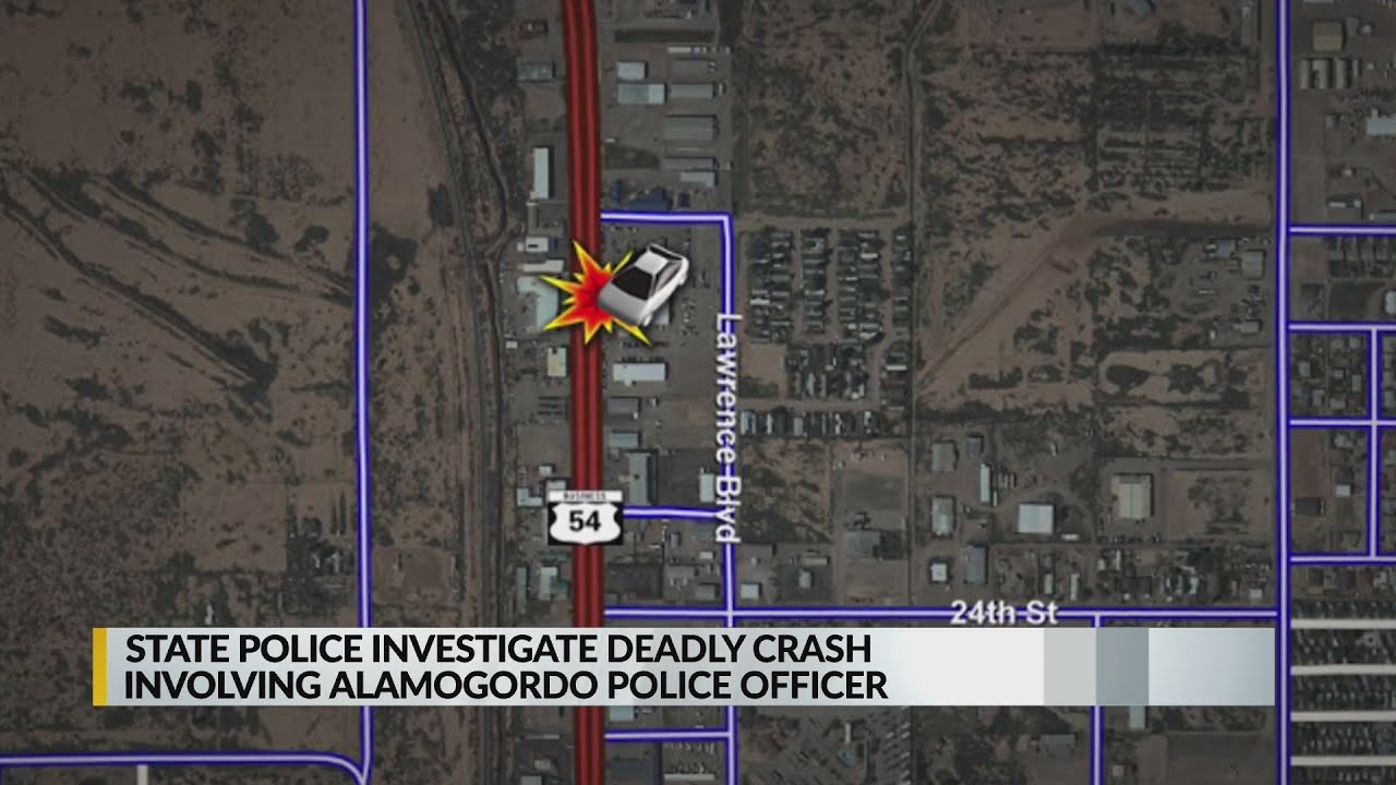 NMSP 1 person dead after car crash involving Alamogordo officer YouTube