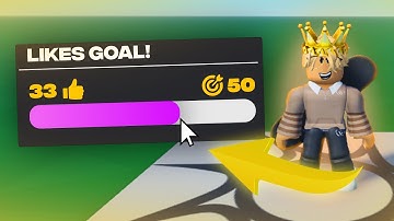 How to Make LIKE GOALS - Roblox Studio Tutorial (Model!) 👍
