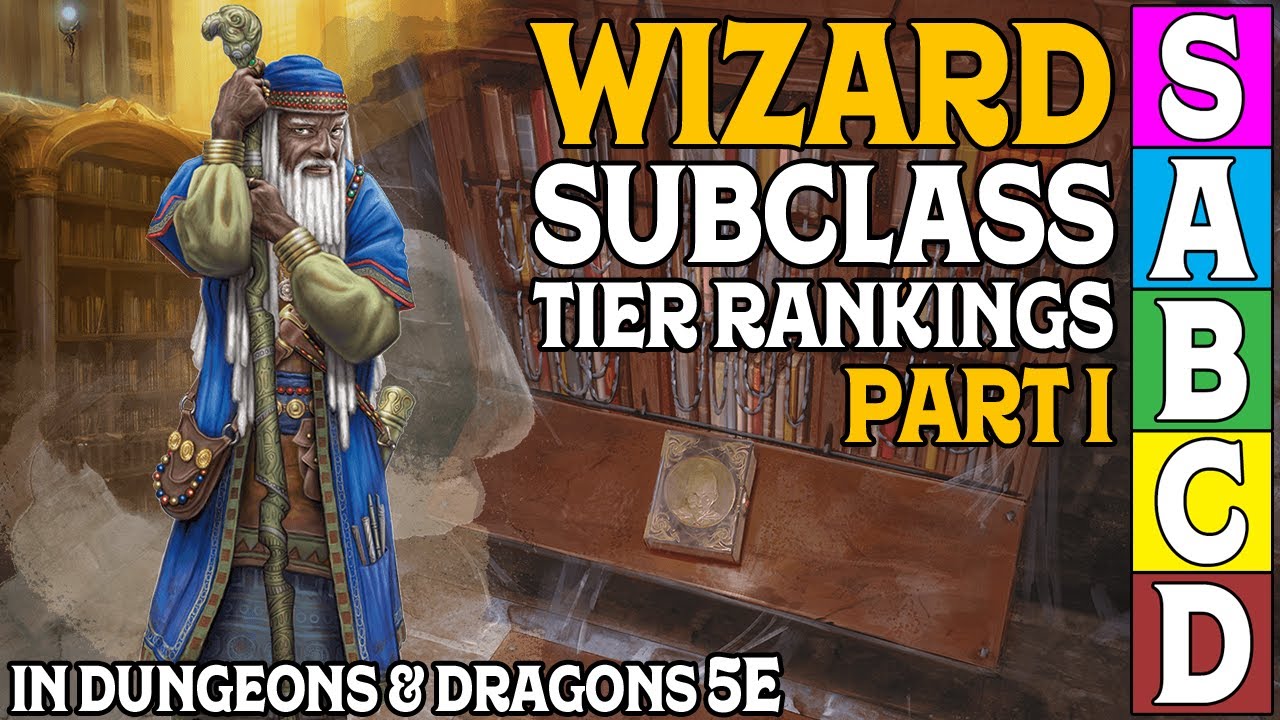 Wizard Subclass Tier Ranking (Part 1) In Dungeons and Dragons 5e 