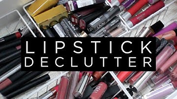 MAKEUP DECLUTTER 2016 | LIP PRODUCTS (PART 1)