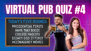 Pub Quiz #4: Presidents, booze, Disney & more!