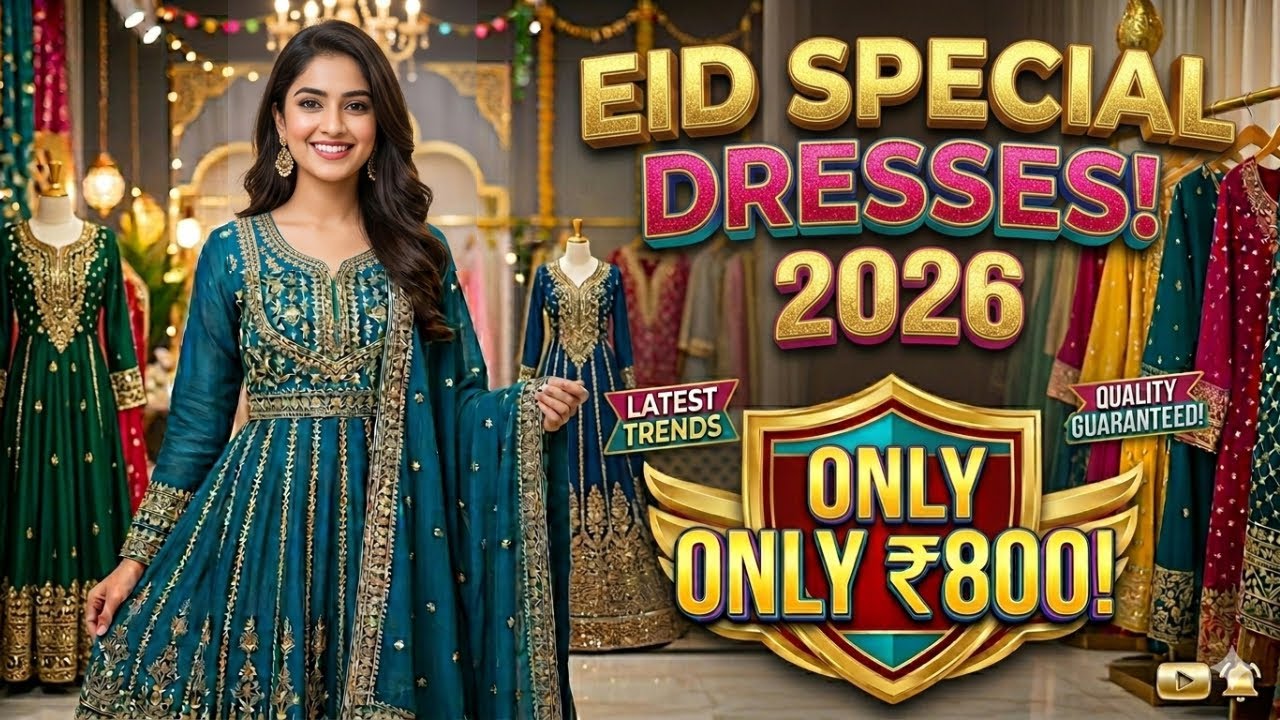 Eid Special Dress for Women 2026 | Latest Eid Collection | Stylish & Budget Dresses