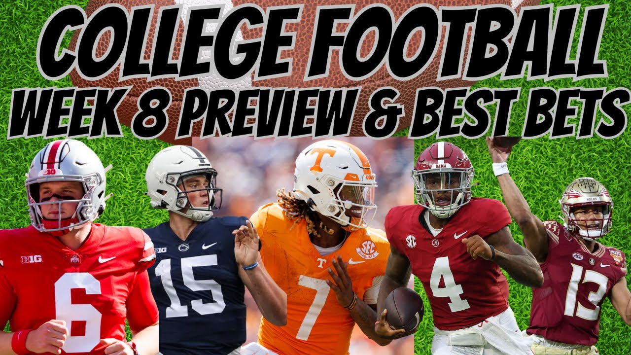 College Football Week 8 | Preview and Best Bets - YouTube