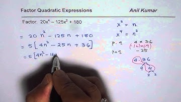Factor Degree Four Quartic Trinomial Test