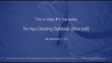 Grading Syllabus 5th Kyu