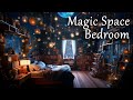 Magic Space Sleep Bedroom | Space White Noise Ambience with Chimes and Twinkling Sounds | 10 hours