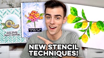 3 STENCIL Techniques That Will ELEVATE Your CARDMAKING!