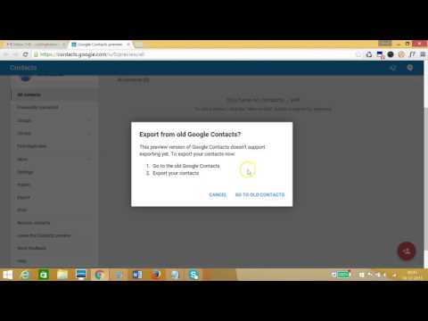 How to Export all your Gmail Contacts?