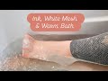 Feet Under Running Water 🌊 White Net Tights Relaxation ASMR 