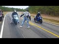 04 Kawasaki zx10r VS 08 Kawasaki zx10rr DIRTY SOUTH NORTH CAROLINA!!