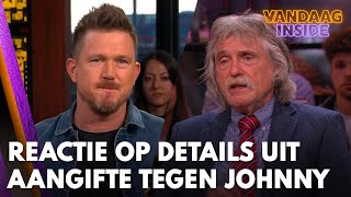 Vandaag Inside-tafel reageert op details uit aangifte tegen Johnny de Mol door ex-verloofde