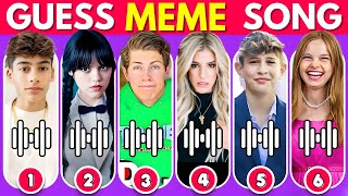 GUESS MEME & WHO'S SINGING 🎤🎵🔥| Lay Lay, King Ferran, Salish Matter, Elsa, Pedro Pe, MrBeast, Tenge