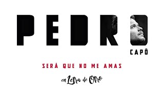 Pedro Capó - Será Que No Me Amas (Audio)