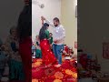 Dance with my partner 🌸After marriage first dance #shyness #sargundi rasam#family rituals