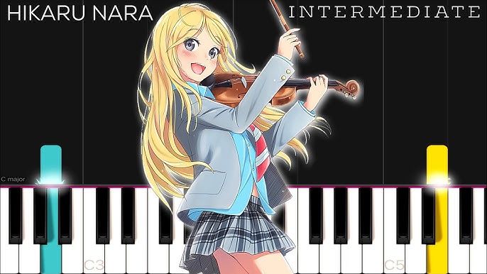 Hikaru Nara - Shigatsu wa Kimi no Uso - Piano Tutorial - Your Lie in April  OP 