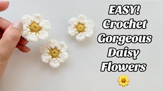 EASY! CROCHET DAISY FLOWER by Crochet by Nora 476 views 2 weeks ago 11 minutes, 40 seconds