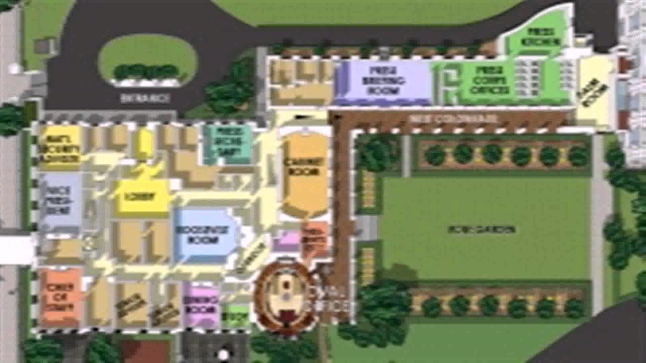 Floor Plan  For The White  House  see description YouTube