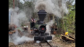 1889 Narrow Gauge Baldwin, 'Fairymead', steams again after many years.