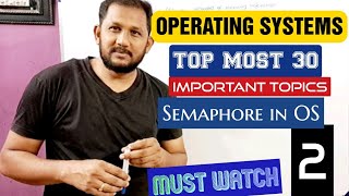 Semaphore in OS || process synchronization |