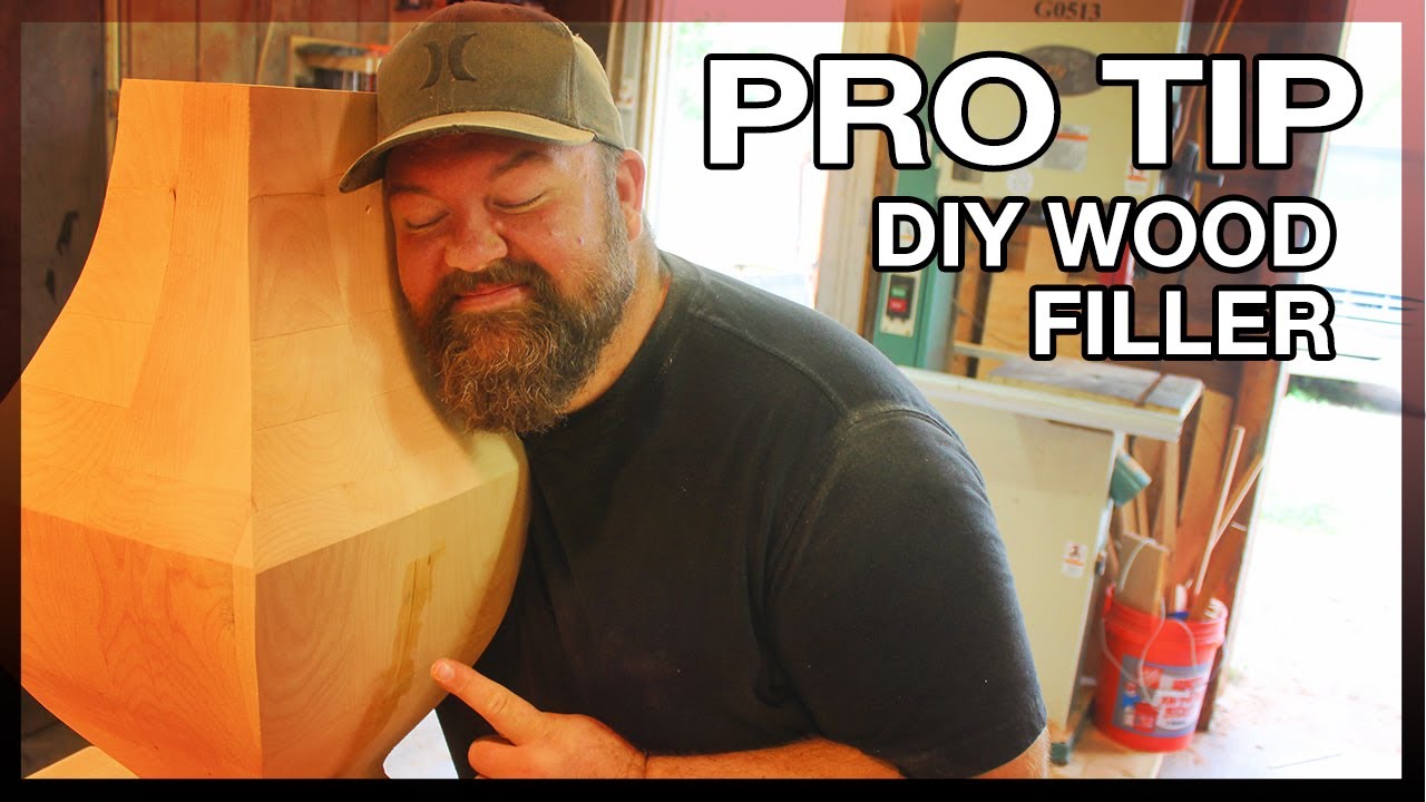 Pro Tip DIY Wood Filler - YouTube