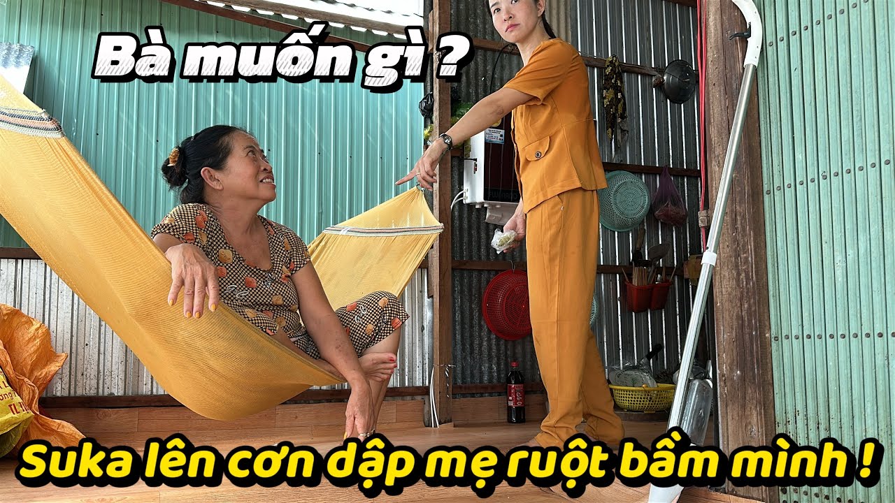 Suka Lên Cơn Đòi Trả Vàng Cưới Lên Cơn Đậ/p Mẹ Bầm Mình.