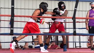 Lil CraCra vs Shamar “SHOWTIME” Lutman SPARRING SESSIONS AT HALL OF FAME!