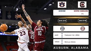 Auburn vs No. 1 South Carolina | SEC | 2.1.24