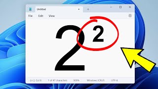 How To Type a Squared Symbol On Windows 11 / 10 / 8 / 7 | Put square meter - (a ²)  , (m²)  ✅